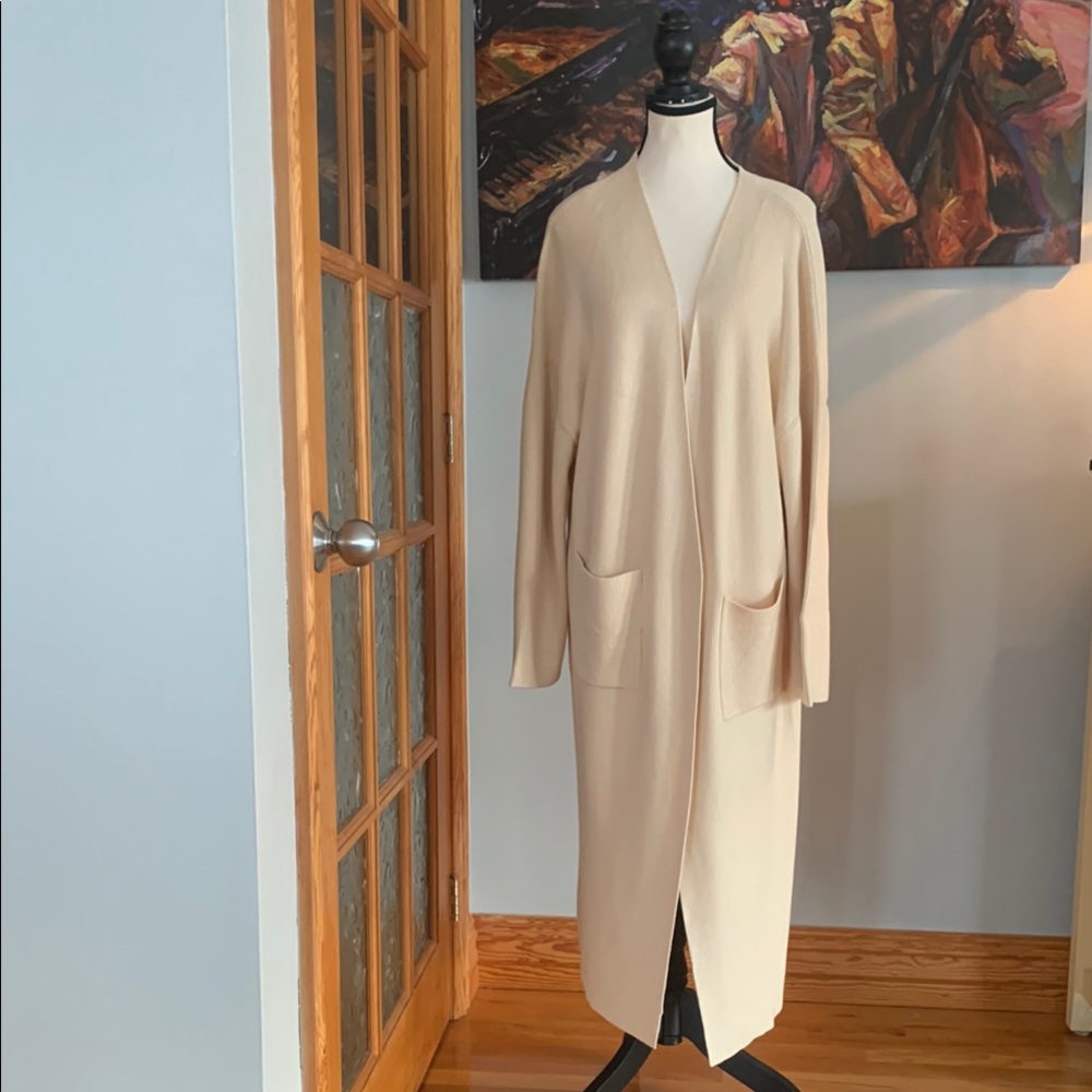 Brunette The Label, Matilda Cream Cardigan, Sz M/L